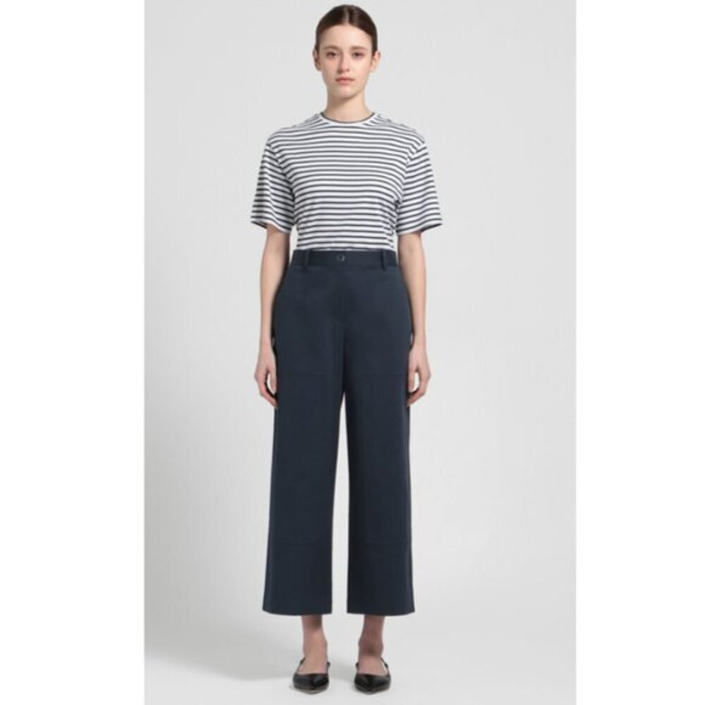 Theory Women's Utility Patch Pants Patton Plus‎ 2 Nocturne Navy Size 6